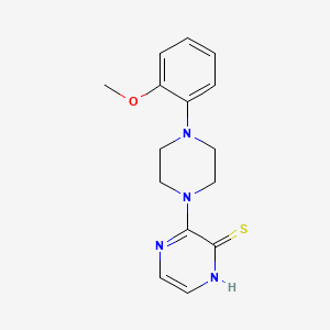 3-[4-(2-methoxyphenyl)piperazin-1-yl]pyrazine-2(1H)-thione