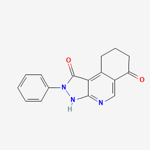 2-phenyl-2,3,8,9-tetrahydro-1H-pyrazolo[3,4-c]isoquinoline-1,6(7H)-dione