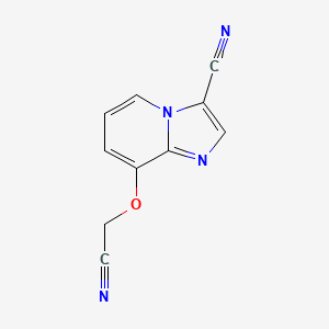 B1409245 8-(Cyanomethoxy)imidazo[1,2-a]pyridine-3-carbonitrile CAS No. 1823631-24-8