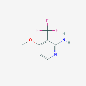 molecular formula C7H7F3N2O B1409249 2-氨基-4-甲氧基-3-(三氟甲基)吡啶 CAS No. 1227581-92-1