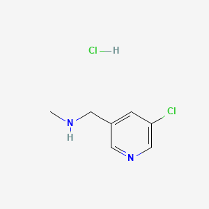 1-(5-Chloropyridin-3-yl)-n-methylmethanamine hydrochloride