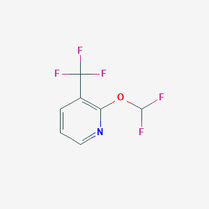 B1409256 2-Difluoromethoxy-3-(trifluoromethyl)pyridine CAS No. 1214326-48-3