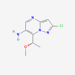 (S)-2-chloro-7-(1-methoxyethyl)pyrazolo[1,5-a]pyrimidin-6-amine