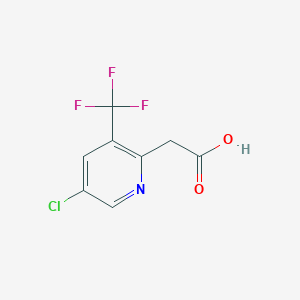 B1409257 5-Chloro-3-(trifluoromethyl)pyridine-2-acetic acid CAS No. 1214374-76-1