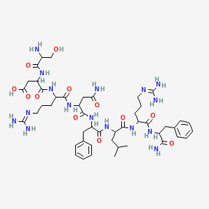 molecular formula C47H72N16O12 B14092705 H-DL-Ser-DL-Asp-DL-Arg-DL-Asn-DL-Phe-DL-Leu-DL-Arg-DL-Phe-NH2 