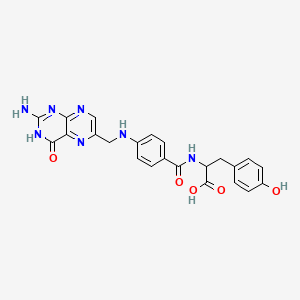 molecular formula C23H21N7O5 B14092759 Pteroyl-L-tyrosine 