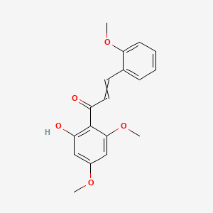 molecular formula C18H18O5 B14092875 2-Hydroxy-2',4',6'-trimethoxychalcone 