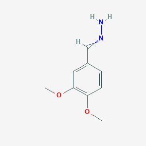 molecular formula C9H12N2O2 B14092892 [(3,4-Dimethoxyphenyl)methylidene]hydrazine CAS No. 52693-86-4