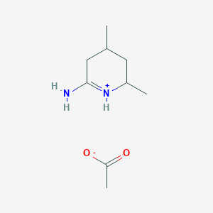 B014093 2,4-Dimethyl-2,3,4,5-tetrahydropyridin-1-ium-6-amine;acetate CAS No. 165383-79-9