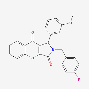 2-(4-Fluorobenzyl)-1-(3-methoxyphenyl)-1,2-dihydrochromeno[2,3-c]pyrrole-3,9-dione