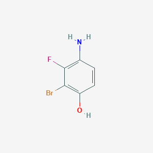 B1409339 4-Amino-2-bromo-3-fluorophenol CAS No. 1805189-66-5