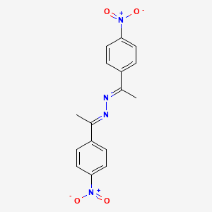 (1E,2E)-bis[1-(4-nitrophenyl)ethylidene]hydrazine