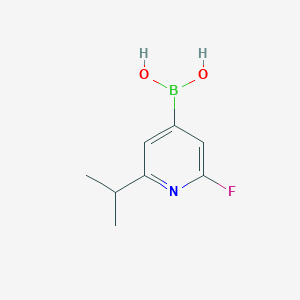 (2-Fluoro-6-isopropylpyridin-4-yl)boronic acid