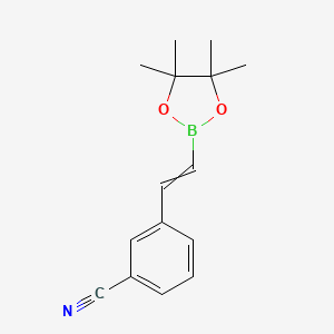 3-[2-(4,4,5,5-Tetramethyl-1,3,2-dioxaborolan-2-yl)ethenyl]benzonitrile