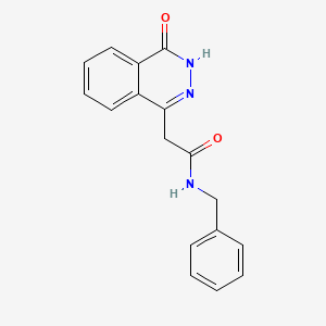 N-benzyl-2-(4-oxo-3,4-dihydrophthalazin-1-yl)acetamide