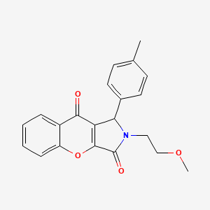 2-(2-Methoxyethyl)-1-(4-methylphenyl)-1,2-dihydrochromeno[2,3-c]pyrrole-3,9-dione