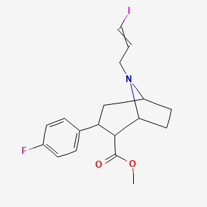 Methyl 3-(4-fluorophenyl)-8-(3-iodoprop-2-enyl)-8-azabicyclo[3.2.1]octane-2-carboxylate