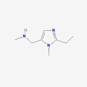 1-(2-Ethyl-1-methyl-1H-imidazol-5-yl)-N-methylmethanamine