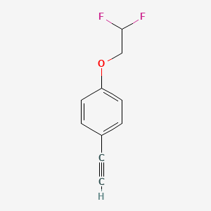 molecular formula C10H8F2O B1409365 1-(2,2-Difluoroethoxy)-4-ethynylbenzene CAS No. 1822852-37-8