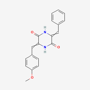 (3Z,6Z)-3-[(4-Methoxyphenyl)methylene]-6-(phenylmethylene)-2,5-piperazinedione