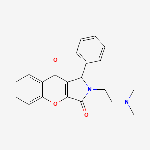 2-[2-(Dimethylamino)ethyl]-1-phenyl-1,2-dihydrochromeno[2,3-c]pyrrole-3,9-dione