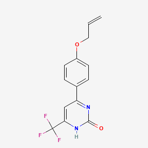 6-[4-(prop-2-en-1-yloxy)phenyl]-4-(trifluoromethyl)pyrimidin-2(1H)-one