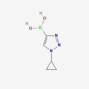 (1-Cyclopropyl-1H-1,2,3-triazol-4-yl)boronic acid