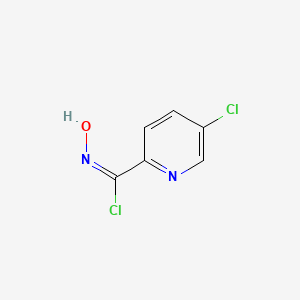 molecular formula C6H4Cl2N2O B14093949 (2E)-5-chloro-N-hydroxypyridine-2-carboximidoyl chloride 