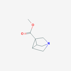 B140941 Methyl 4-azatricyclo[2.2.1.0~2,6~]heptane-1-carboxylate CAS No. 127745-59-9