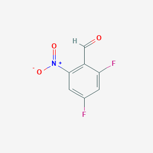 B1409410 2,4-Difluoro-6-nitrobenzaldehyde CAS No. 1803826-24-5