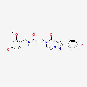 N-(2,4-dimethoxybenzyl)-3-[2-(4-fluorophenyl)-4-oxopyrazolo[1,5-a]pyrazin-5(4H)-yl]propanamide