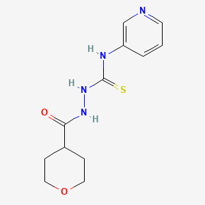 N-Pyridin-3-yl-2-(tetrahydro-2H-pyran-4-ylcarbonyl)hydrazinecarbothioamide