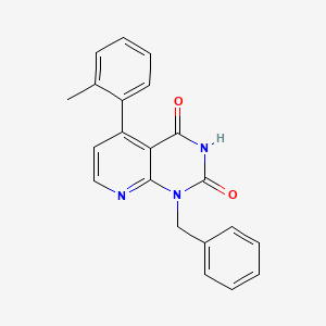 1-benzyl-2-hydroxy-5-(2-methylphenyl)pyrido[2,3-d]pyrimidin-4(1H)-one