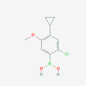 (2-Chloro-4-cyclopropyl-5-methoxyphenyl)boronic acid