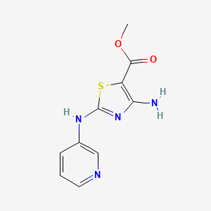 Methyl 4-amino-2-(pyridin-3-ylamino)-1,3-thiazole-5-carboxylate