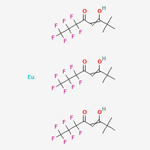 tris[(Z)-2-deuterio-4,4,5,5,6,6,6-heptafluoro-3-oxo-1-[2,2,2-trideuterio-1,1-bis(trideuteriomethyl)ethyl]hex-1-enoxy]europium