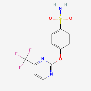4-{[4-(Trifluoromethyl)pyrimidin-2-yl]oxy}benzenesulfonamide