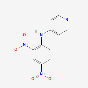 molecular formula C11H8N4O4 B14094351 N-(2,4-Dinitrophenyl)-4-pyridinamine 