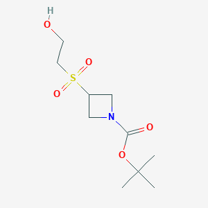 Tert-butyl 3-((2-hydroxyethyl)sulfonyl)azetidine-1-carboxylate