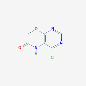 molecular formula C6H4ClN3O2 B1409440 4-Chloro-5H-pyrimido[4,5-b][1,4]oxazin-6(7H)-one CAS No. 1211524-67-2