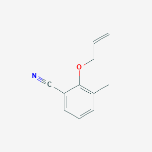 molecular formula C11H11NO B1409442 3-Methyl-2-(prop-2-en-1-yloxy)benzonitrile CAS No. 1692441-87-4