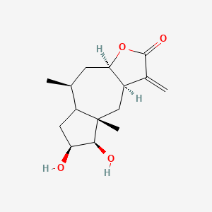 (3aR,5S,7S,8R,8aS,9aR)-7,8-dihydroxy-5,8a-dimethyl-1-methylidene-4,5,5a,6,7,8,9,9a-octahydro-3aH-azuleno[6,5-b]furan-2-one