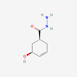 cis-5-Hydroxy-cyclohex-3-enecarboxylicacidhydrazide