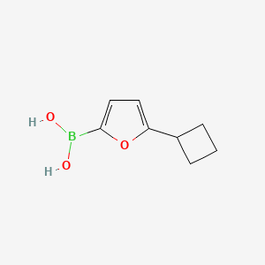 (5-Cyclobutylfuran-2-yl)boronic acid