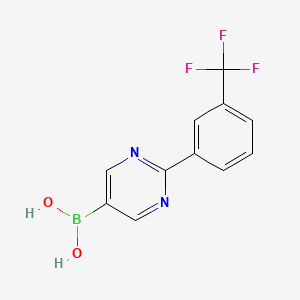 (2-(3-(Trifluoromethyl)phenyl)pyrimidin-5-yl)boronic acid