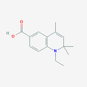 molecular formula C15H19NO2 B1409454 1-Ethyl-2,2,4-trimethyl-1,2-dihydroquinoline-6-carboxylic acid CAS No. 2173086-79-6