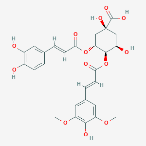 3-O-Caffeoyl-4-O-sinapoylquinic acid