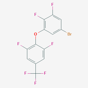 2-(5-Bromo-2,3-difluoro-phenoxy)-1,3-difluoro-5-(trifluoromethyl)benzene