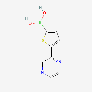 (5-(Pyrazin-2-yl)thiophen-2-yl)boronic acid