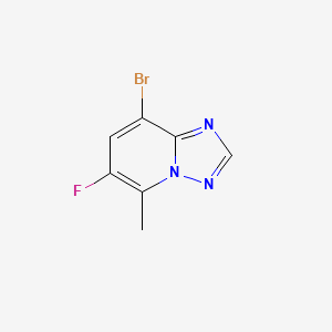 8-Bromo-6-fluoro-5-methyl-[1,2,4]triazolo[1,5-a]pyridine